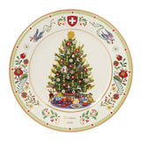 2024 Trees Around The World Plate Switzerland - Lenox Porcelain, 24K Gold Trim