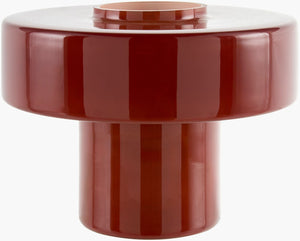 Livabliss Nozay All Glass Sculptural Accent Lamp Compact Modern Glow for Nightstand or Shelf NZY-001