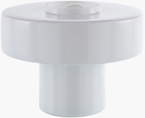 Livabliss Nozay All Glass Accent Table Lamp Compact Translucent Design for Modern Interiors NZY-007