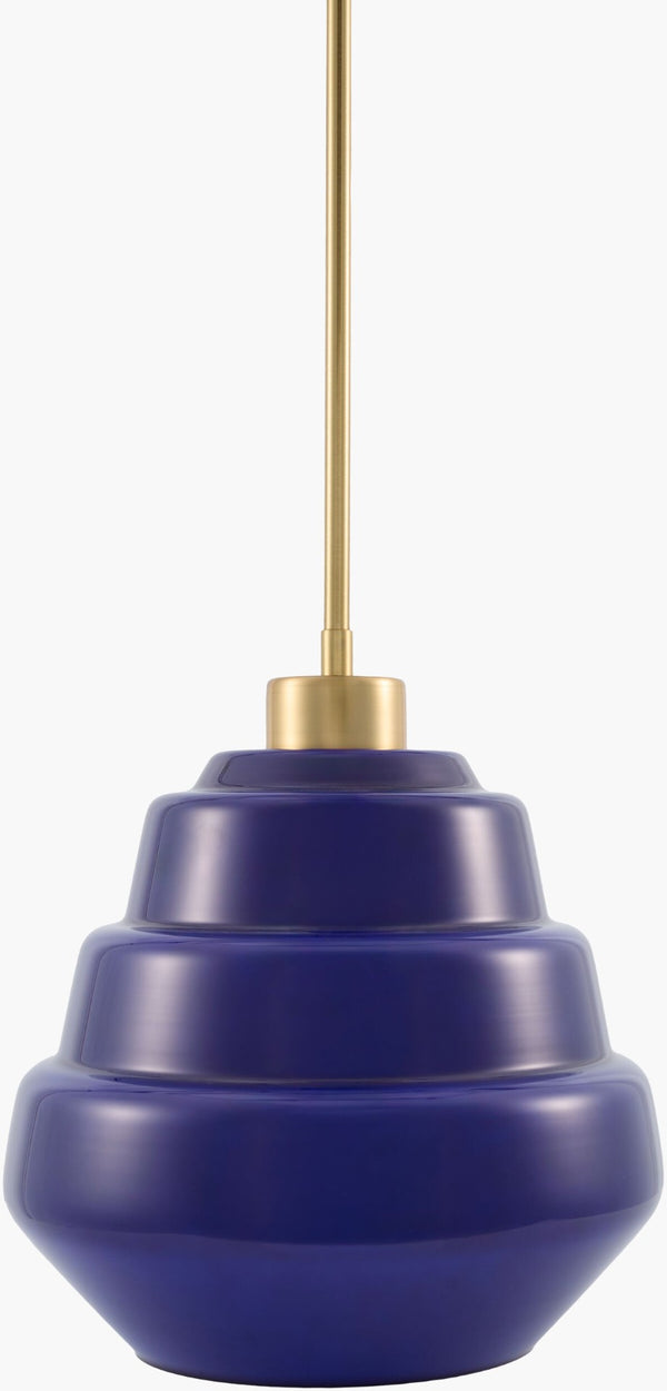 Livabliss Nozay French Country Pendant Light Steel Frame Glass Diffuser Kitchen Island Glow NZY-026