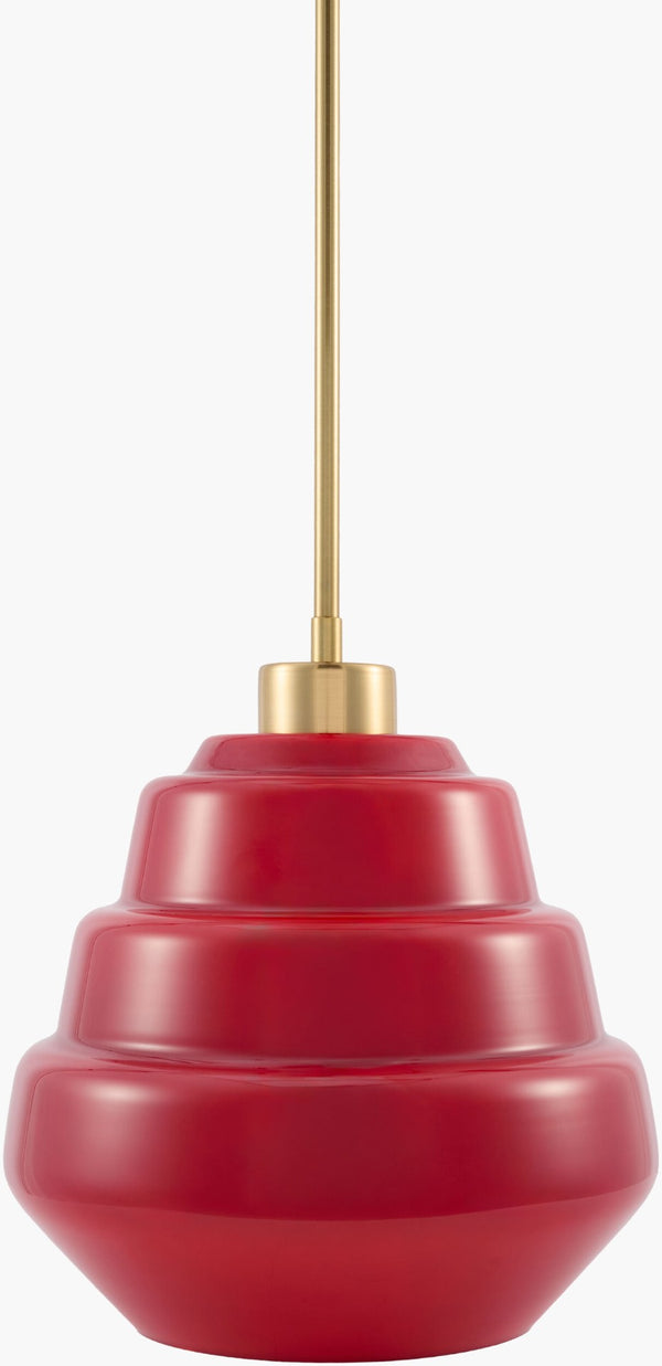 Livabliss Nozay French Country Steel and Glass Pendant Light for Kitchen Islands or Dining Rooms NZY-027