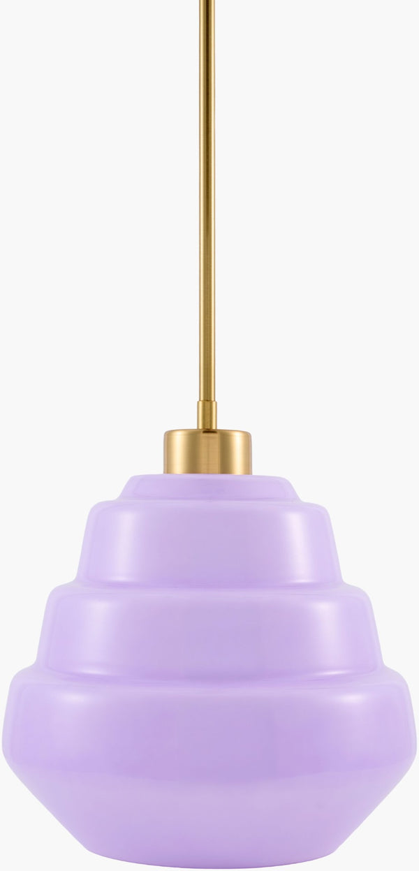 Livabliss Nozay French Country Steel and Glass Pendant Light for Kitchens and Dining Rooms NZY-033