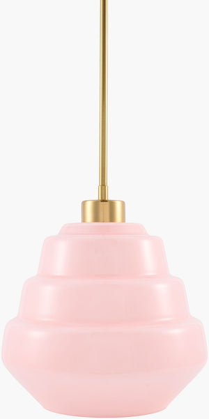 Livabliss Nozay French Country Cottage Pendant Steel Glass Light for Kitchen and Dining Rooms NZY-035