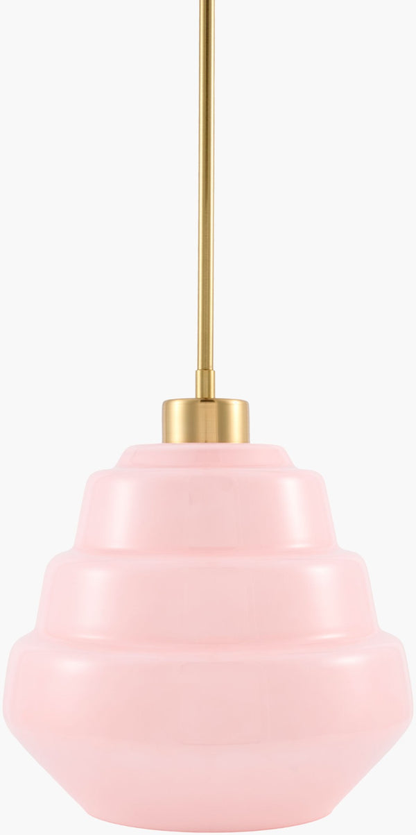 Livabliss Nozay French Country Cottage Pendant Steel Glass Light for Kitchen and Dining Rooms NZY-035