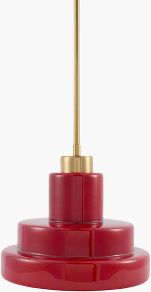 Livabliss Nozay French Country Cottage Pendant Steel and Glass Kitchen Dining Light Fixture NZY-038