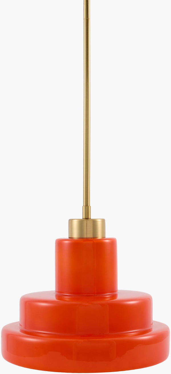 Livabliss Nozay French Country Steel and Glass Pendant Light for Kitchen Island or Dining Nook NZY-041
