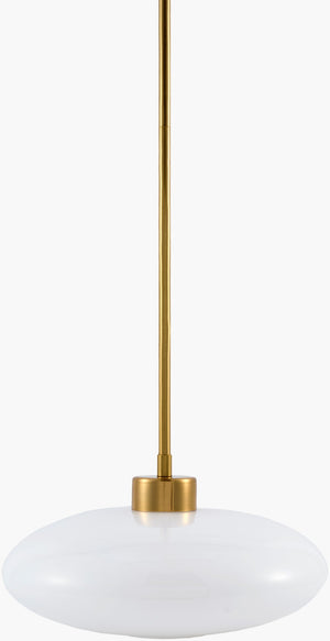 Livabliss Nozay French Country Steel and Glass Pendant Light for Kitchen or Dining Nook NZY-047