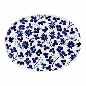 Lenox Kate Spade Floral Way Platter Blue, WHITE PORCELAIN 893514