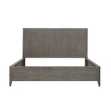 Drew & Jonathan Home Griffith California King Panel Bed Gray with Light Wood Finish P367-BR-K5 Pulaski Furniture