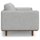 Hearth and Haven Luminae 72" Upholstered Sofa with 2 Bolster Pillows and 2 Loose Back Cushions B136P159963 Mist Grey