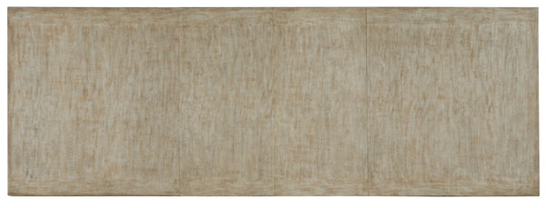 Hooker Furniture Alfresco Vittorio European Farmhouse 80" Rect Dining Table Light Tusk W/ 2X22" Leaves, X-Trestle Stability 6025-75200-80