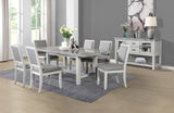 Steve Silver Canova Gray Marble Top Dining CV500GT