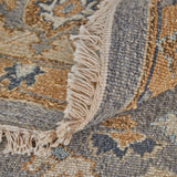 Feizy Rugs Corbitt Wool Hand Knotted Classic Rug Gray/Gold 2'-6" x 10'