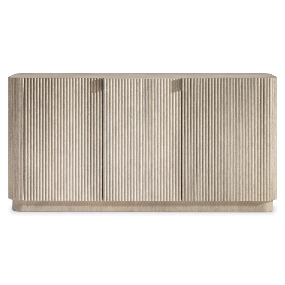 Bernhardt Bernhardt Lucerne Wire-brushed Oak Buffet with Reeded Doors and Media Storage 393132