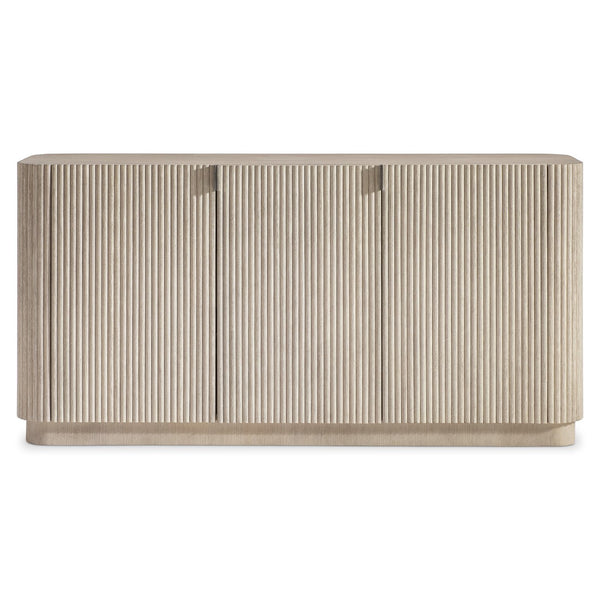 Bernhardt Bernhardt Lucerne Wire-brushed Oak Buffet with Reeded Doors and Media Storage 393132