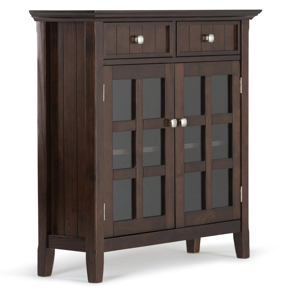 English Elm Acadian - Handcrafted Entryway Storage Cabinet In Rich Brunette Brown For Stylish Organization Needs B136P159418