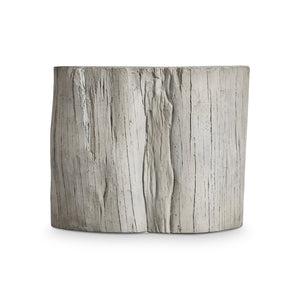 Bernhardt Bernhardt Bois Faux Wood Resin Cocktail Table Sculpted Tree Trunk Living Room Accent 20" 581012