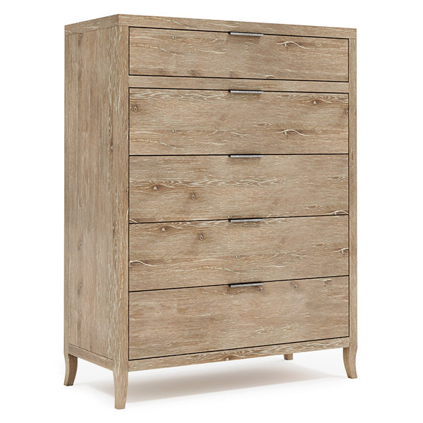 Bernhardt Bernhardt Tribeca Tall Drawer Chest In Aurum Wire‑Brushed Oak — 5 Soft‑Close Drawers, Anti‑Tip Safety 333119