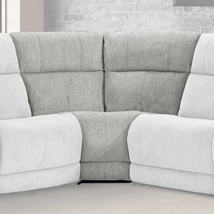 Parker House Parker Living Spencer - Stylish Armless Recliner With Power Footrest For Ultimate Comfort And Relaxation Light Grey 100% Polyester (W) Mspe#850-tpe