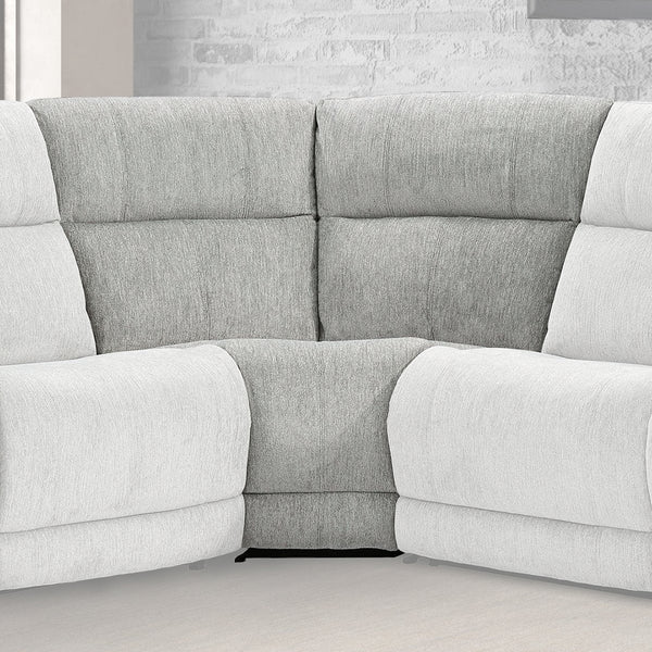 Parker House Parker Living Spencer - Stylish Armless Recliner With Power Footrest For Ultimate Comfort And Relaxation Light Grey 100% Polyester (W) Mspe#850-tpe