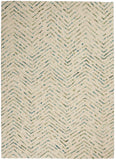 Nourison Vail VAI02 Handmade Tufted No Border Indoor Only Modern Coastal, Nautical & Beach Rug Ivory Green, Ivory Green 100% Wool 99446794352