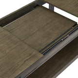 Homelegance By Top-Line Beniz Wood Finish Lift-Top Coffee Table Grey Wood