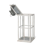 Park Hill Coastal Whitewash Lantern ELW20536