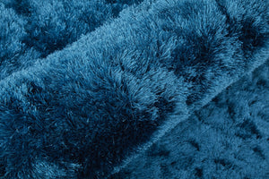 Feizy Rugs Indochine Plush Hand-tufted Polyester Shag Rug - Luxurious High Pile For Contemporary Spaces Blue Polyester 4944550fpck000c50