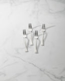 Lenox Portola Salad Forks, Set of 4 Metallic, STAINLESS METAL 894753