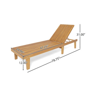 English Elm Nadine Outdoor Chaise Lounge Cushion Water Resistant Full Body Patio Coverage 63493.00WTC-CUSH-BLU