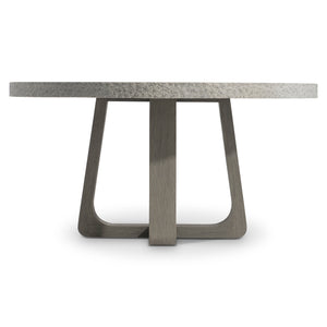 Bernhardt Trouville Round Outdoor Dining Table Grey Wood, Concrete K2009