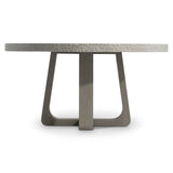 Bernhardt Trouville Round Outdoor Dining Table Grey Wood, Concrete K2009