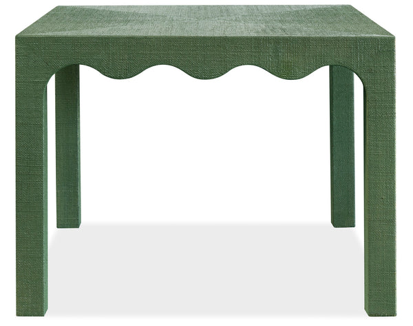 Hooker Furniture Commerce and Market Naomi Raffia Wrapped Game Table for Entertaining Spaces 7228-75027-35