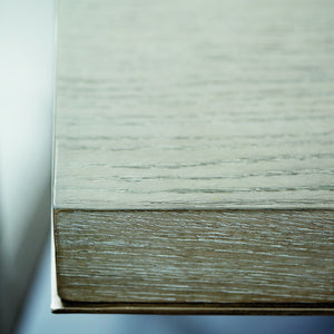 Bernhardt Bernhardt Linea 9-Piece Dining Set—Cerused Greige Oak, Extendable Table & Fully Upholstered Chairs K1933