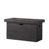 Christopher Knight Home® - Noble House - Custer Outdoor Rectangular Fire Pit