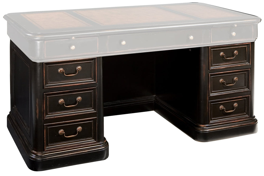 Hekman Furniture 7-9150p  Peds & Modesty Panel For Stylish And Functional Home Decor Solutions Louis Phillipe Peds & Modesty Panel 79140p