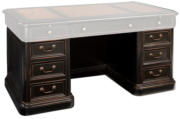 Hekman Furniture 7-9150p  Peds & Modesty Panel For Stylish And Functional Home Decor Solutions Louis Phillipe Peds & Modesty Panel 79150p