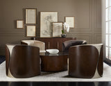 Donna Swivel Chair Brown BellaDonna Collection CC204-SW-489 Hooker Furniture