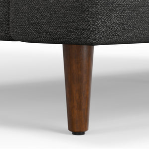 English Elm Livingston 90" Oversized Charcoal Grey Sofa - Eco-Friendly, Mid-Century Modern Comfort For All B136P159625