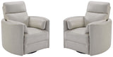 Parker Living Radius - Florence Ivory - Powered By Freemotion Cordless Power Swivel Glider Recliner - Set of 2 Florence Ivory MRAD#812GSP-P25-2-FIV Parker House