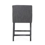 Christopher Knight Home® - Noble House - - Upholstered 26 Inch Counter Stool - Charcoal/Gray