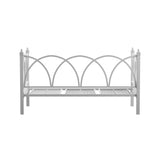 Homelegance By Top-Line Berkley Antique White Arched Metal Daybed White Metal