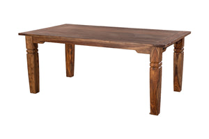Porter Designs Porter Taos Solid Sheesham Wood 72" Dining Table With Handcrafted Design & Timeless Character Brown Wood 07-196-01-9015h