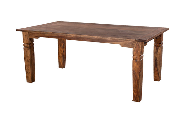 Porter Designs Porter Taos Solid Sheesham Wood 72" Dining Table With Handcrafted Design & Timeless Character Brown Wood 07-196-01-9015h