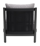 Horizon Accent Chair Gray 704046 Zuo Modern