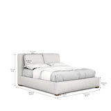 A.R.T. Furniture Stockyard Queen Upholstered Bed 284125-2303 White 284125-2303