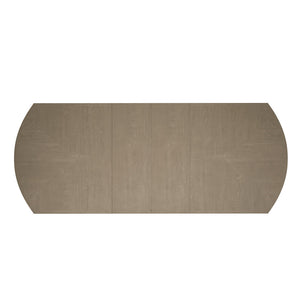 A.R.T. Furniture Cove Rectangular Dining Table With Elegant Primavera Veneers – Extends 78 To 122 Inches, Seats 8! Grey Rubberwood Solids,Primavera Veneer,Metal 349220-2743