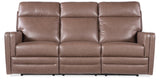 Twain Zero Gravity Power Sofa w/Power Headrest and Lumbar Brown SS645-PHZL3-070 Hooker Furniture