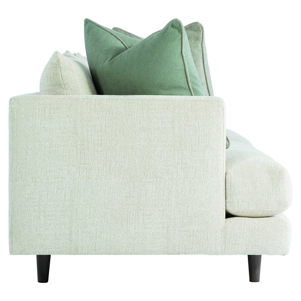 Bernhardt Bernhardt Colette Sofa: Art Deco Tuxedo Silhouette, Deep Feather-Down Seats, Generous 92" Scale - Made to Order P7427A