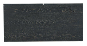 Hooker Furniture Melange Charcoal Nolita Two-Door Cabinet With Oak Veneers, Medallion Insets, Soft-Close Doors 628-50134-98